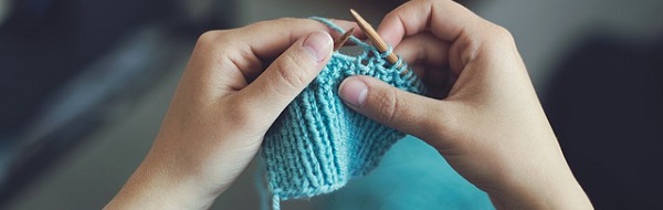 Mon premier tricot, je voulais l'exposer